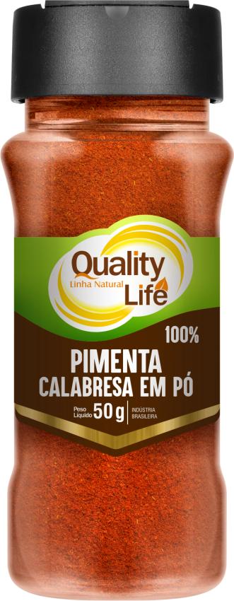 PIMENTA CALABRESA PÓ QUALITY LIFE 50G