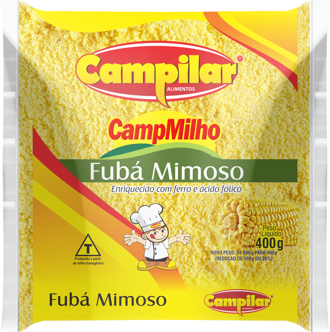 FUBÁ MIMOSO CAMPILAR 400G