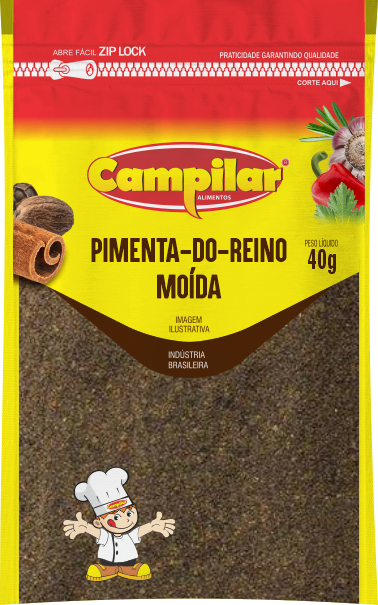 PIMENTA-DO-REINO MOÍDA PREMIUM CAMPILAR 40G