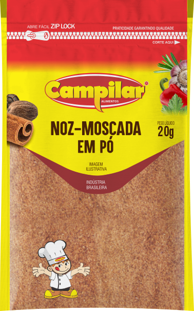 NOZ-MOSCADA EM PÓ PREMIUM CAMPILAR 20G