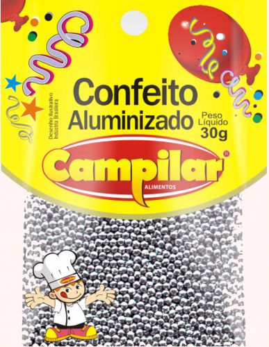 CONFEITO ALUMINIZADO CAMPILAR 30 G