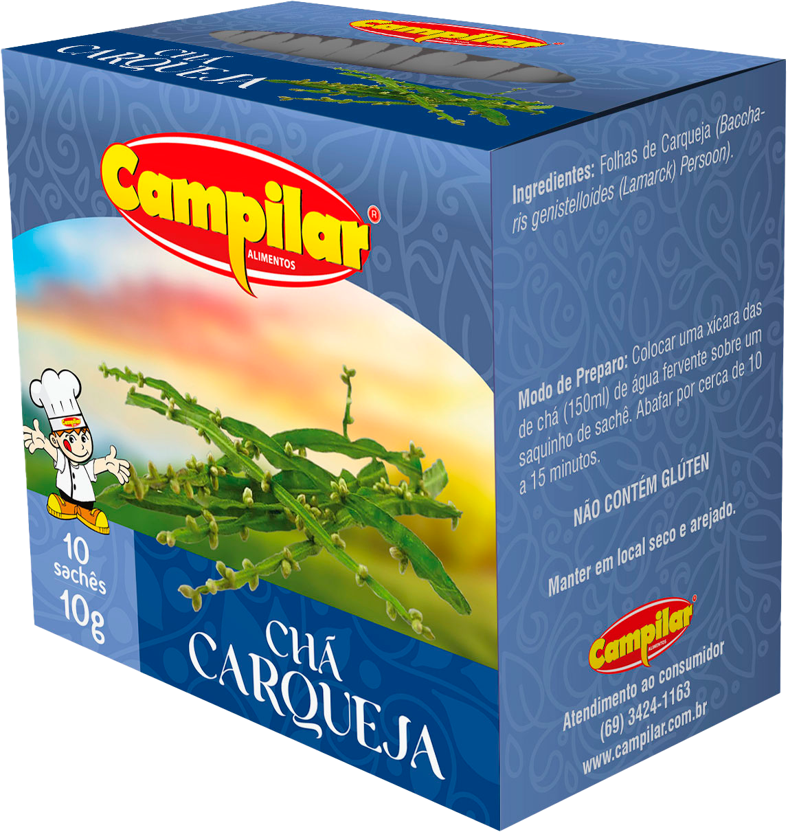 CHÁ CARQUEJA CAMPILAR 10 G