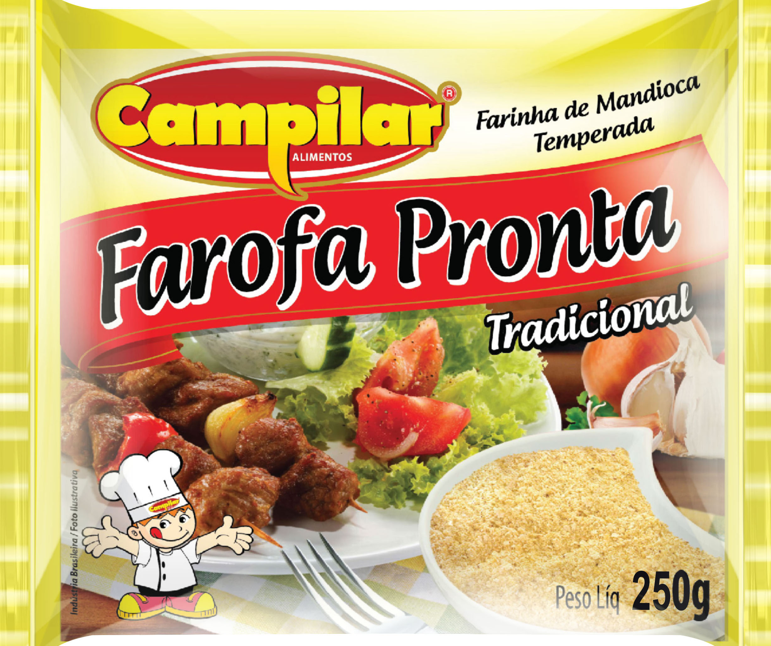 FAROFA DE MANDIOCA TRAD. CAMPILAR 250G