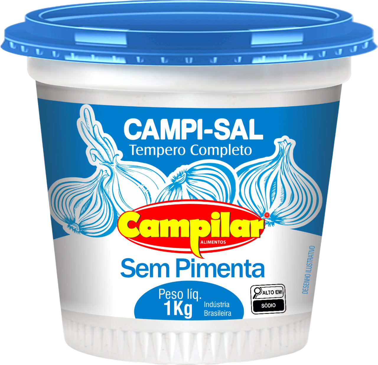 TEMPERO POTE SEM PIMENTA 1KG