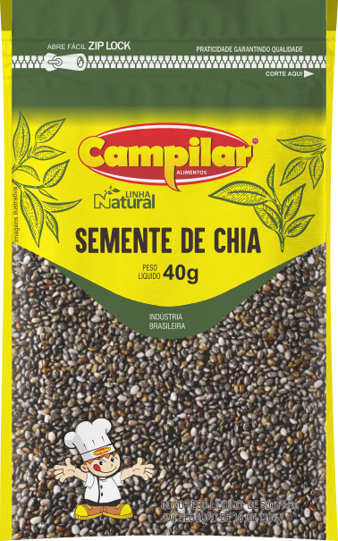 SEMENTE DE CHIA PREMIUM CAMPILAR 40G