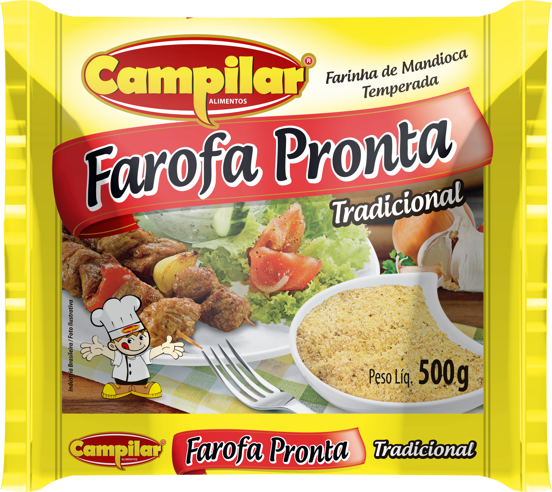 FAROFA DE MANDIOCA TRAD. CAMPILAR 500G