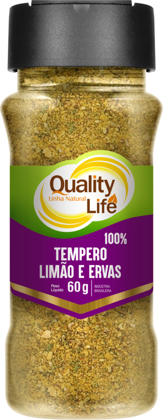 TEMPERO LIMÃO E ERVAS QUALITY LIFE 60G