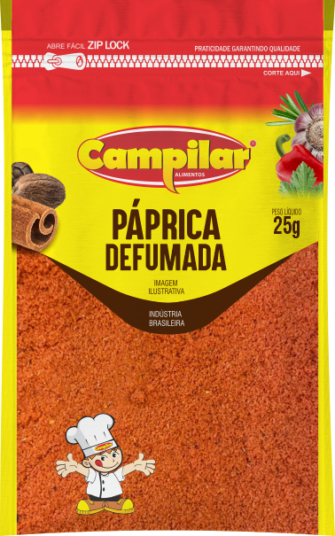 PÁPRICA DEFUMADA PREMIUM CAMPILAR 25G