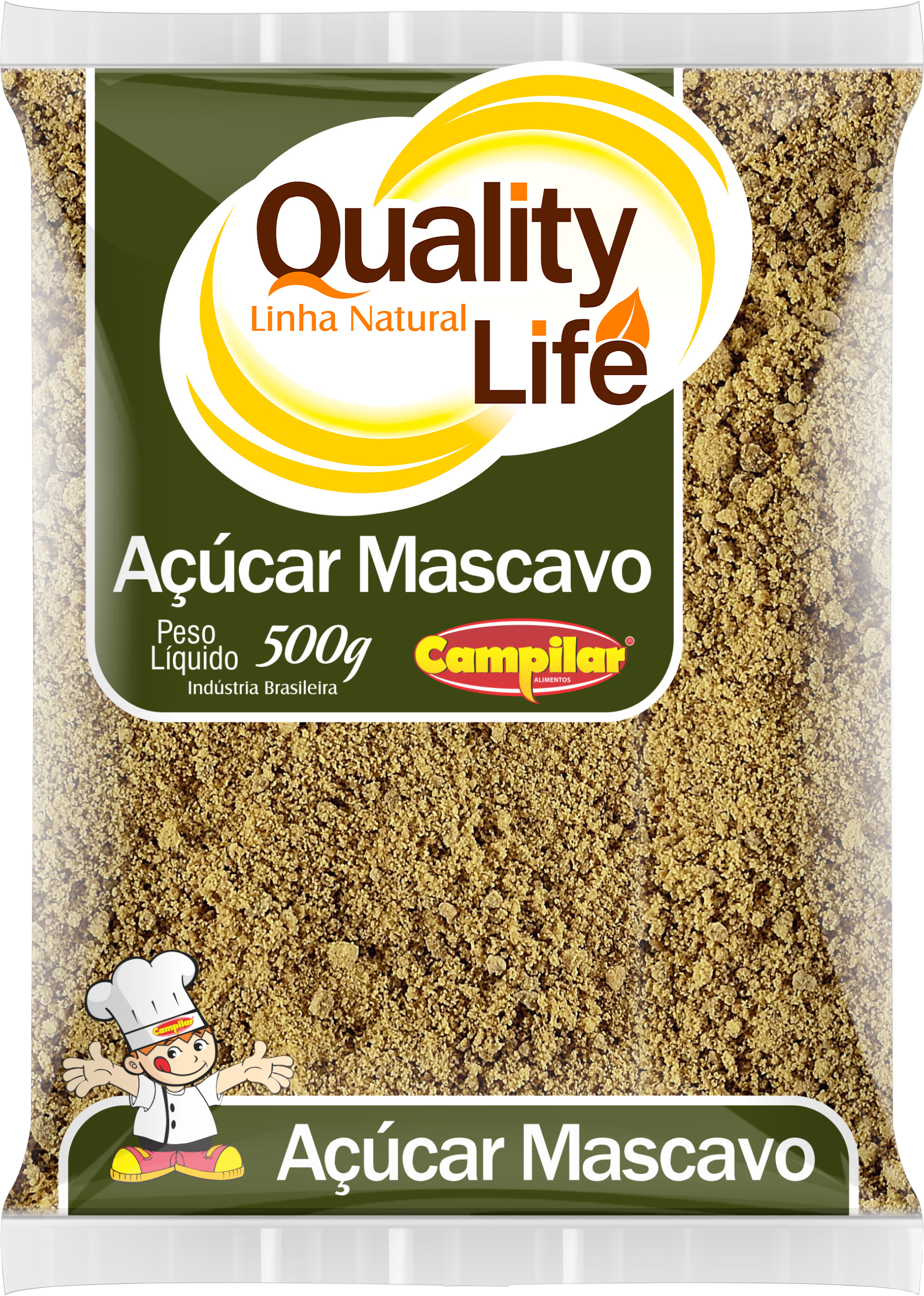 AÇÚCAR MASCAVO CAMPILAR 500G