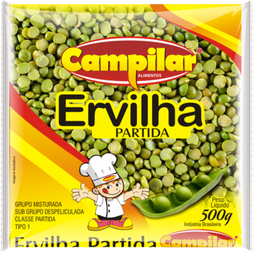 ERVILHA PARTIDA CAMPILAR 500G