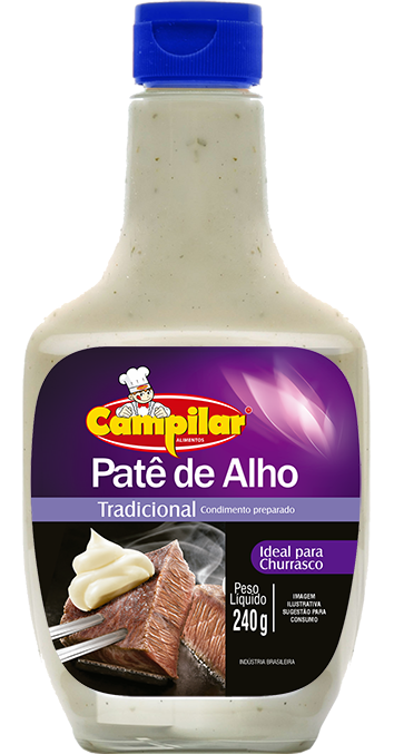 PATÊ DE ALHO CAMPILAR 240G